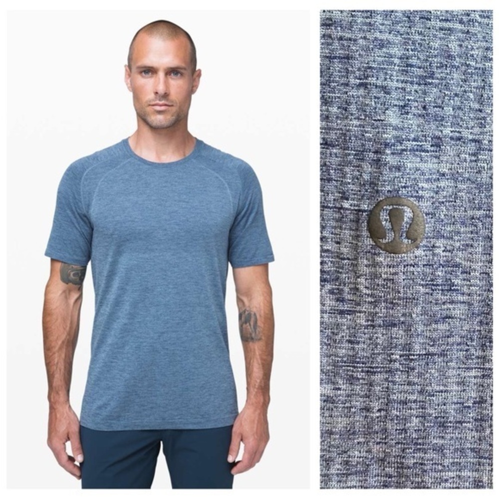 Lululemon Blue Metal Vent Tech Short Sleeve 2.0 Shirt M